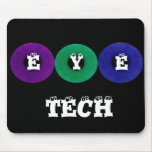 Multicolored Iris "Eye Tech" Mouse Pad mousepads