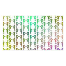 Multicolored Seahorse Pattern Business Cards