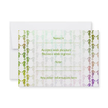 Multicolored Seahorse Pattern Custom Invitations