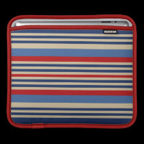 Multicolored Striped Design ipad sleeves