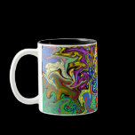 Multicolored Warp Coffee Mug mugs
