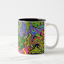Multicolored Warp Coffee Mug