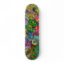 Multicolored Warp Skateboard by JKdesigns Multicolored Warp Skateboard