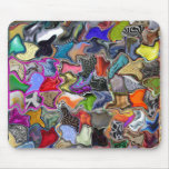 Multicolored Warped Styles Mousepad