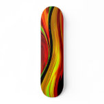 multicolored without blue skateboards