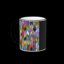 Multicolour Abstract Pattern Coffee Mug