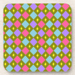 Multicolour Honeycomb You Create Cork Coaster