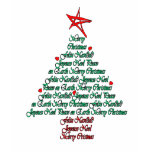 Multilanguage Chistmas Card Feliz Natal Tree t-shirts