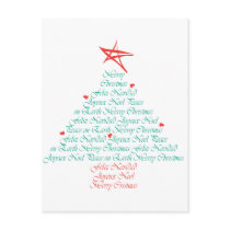 Multilingual Merry Christmas! postcards by alternateworlds Multilingual Merry Christmas! postcards