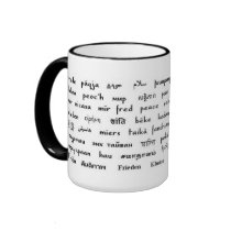 Multilingual Peace mugs