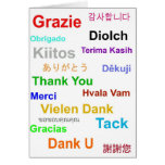 Multilingual Thank You card