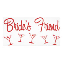 MultiMartini-BridesFriend-Red photo cards by WeddingWorks MultiMartini-BridesFriend-Red photo cards