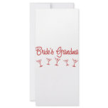 MultiMartini-BridesGrandma-Red Personalized Rack Card