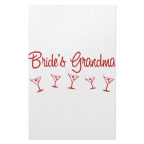 MultiMartini-BridesGrandma-Red Stationery