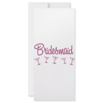 MultiMartini-Bridesmaid-Pink Custom Rack Cards