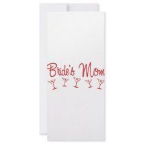 MultiMartini-BridesMom-Red rack cards by WeddingWorks MultiMartini-BridesMom-Red rack cards