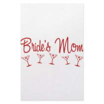 MultiMartini-BridesMom-Red Customized Stationery
