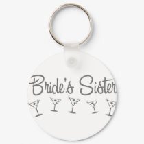 MultiMartini-BridesSister-grey keychains by WeddingWorks MultiMartini-BridesSister-grey keychains