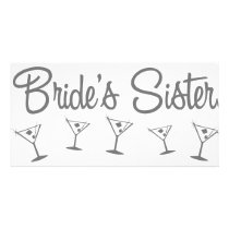 MultiMartini-BridesSister-grey photo cards by WeddingWorks MultiMartini-BridesSister-grey photo cards