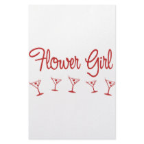MultiMartini-FlowerGirl-Red stationery