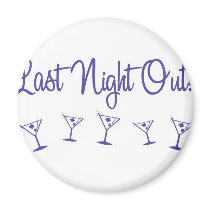 MultiMartini-LastNightOut-Ind Refrigerator Magnets