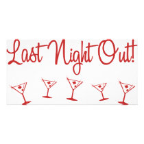 MultiMartini-LastNightOut-Red Photo Cards