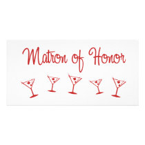 MultiMartini-MatronHonor-Red photo cards