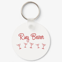 MultiMartini-RingBearer-Red keychains by WeddingWorks MultiMartini-RingBearer-Red keychains