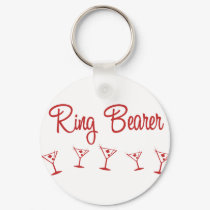 MultiMartini-RingBearer-Red keychains by WeddingWorks MultiMartini-RingBearer-Red keychains
