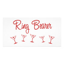 MultiMartini-RingBearer-Red photo cards by WeddingWorks MultiMartini-RingBearer-Red photo cards