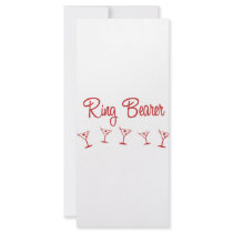 MultiMartini-RingBearer-Red rack cards by WeddingWorks MultiMartini-RingBearer-Red rack cards