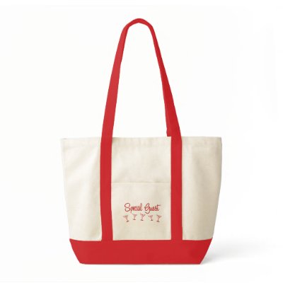 MultiMartini-SpecialGuest-Red Canvas Bag