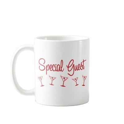 MultiMartini-SpecialGuest-Red Coffee Mug