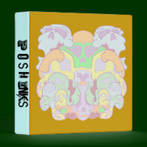 Multiple Back to School Skull Binder binders