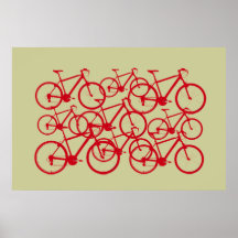 multiple bicycles print