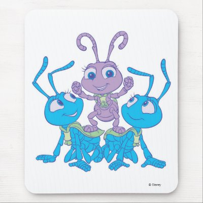 Multiple Characters from A Bug's Life Disney mousepads