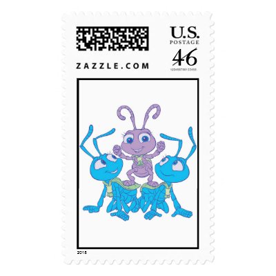 Multiple Characters from A Bug's Life Disney postage
