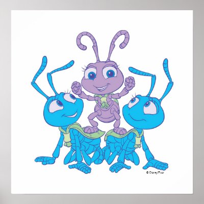 Multiple Characters from A Bug's Life Disney posters