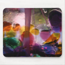 Multiple Colored Glass Maze Mouse Pad