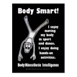 Multiple Intelligences - Body Smart Post Cards