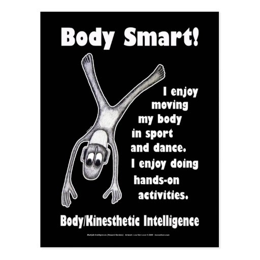 multiple-intelligences-body-smart-postcard-zazzle