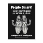 Multiple Intelligences - People Smart Post Card