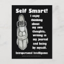 Multiple Intelligences - Self Smart postcard