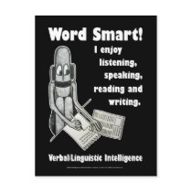 Multiple Intelligences - Word Smart Postcard
