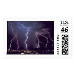 Multiple Lightning Strikes Postage Stamps