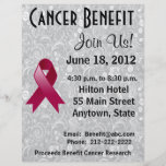 Multiple Myeloma Awareness Benefit  Floral Flyer