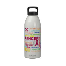 Multiple Myeloma Awareness Collage Water Bottles