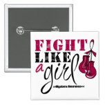 Multiple Myeloma Awareness Fight Like a Girl Pin