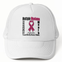 Multiple Myeloma Awareness Month Distressed Ribbon hats by cancerapparel Multiple Myeloma Awareness Month Distressed Ribbon hats