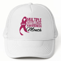 Multiple Myeloma Awareness Month Heart hats by cancerapparel Multiple Myeloma Awareness Month Heart hats